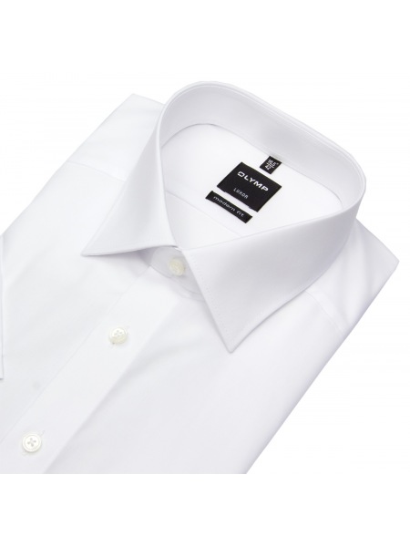 OLYMP Kurzarmhemd - Luxor Modern Fit - weiß - 0300 12 00 