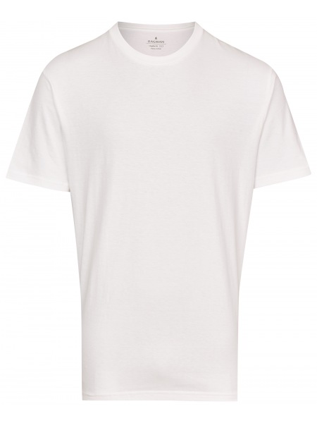 Ragman T-Shirt Doppelpack - Rundhals - weiß - 40000 006 