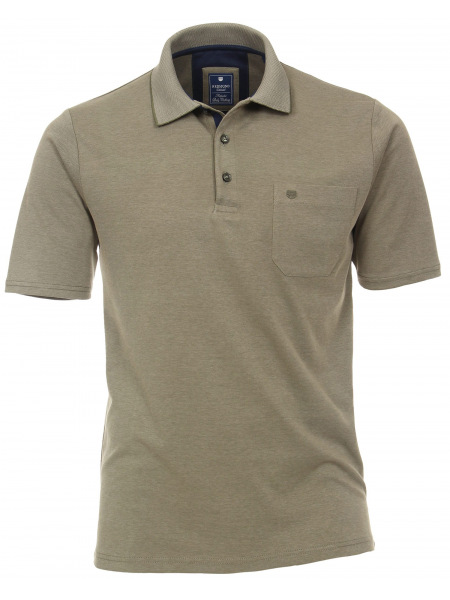 Redmond Poloshirt - Regular Fit - Wash and Wear - olivgrün - 912 67 