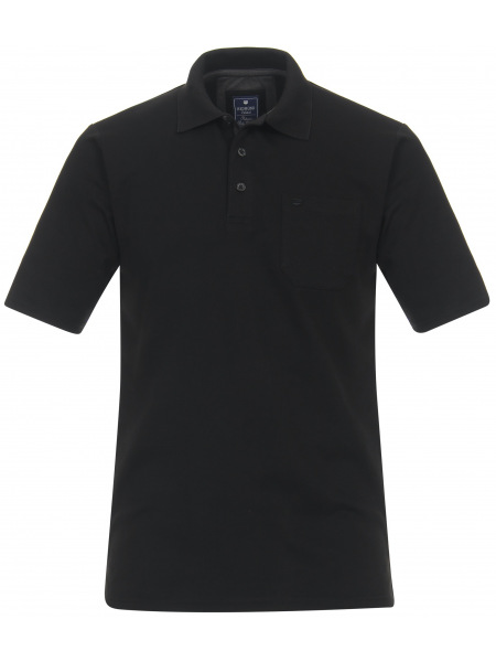 Redmond Poloshirt - Regular Fit - Wash and Wear - schwarz - 912 91 