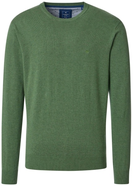 Redmond Pullover - Rundhals-Ausschnitt - grün - 500 634 