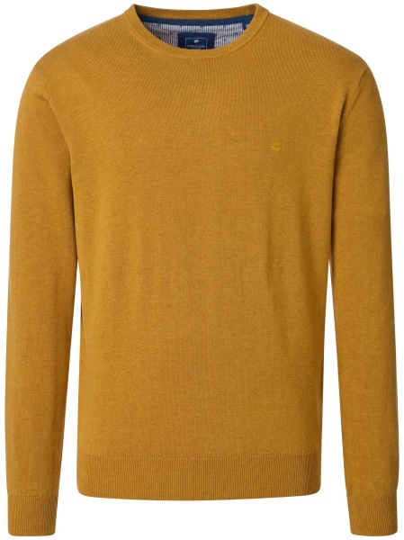 Redmond Pullover - Rundhals-Ausschnitt - messing - 500 406 