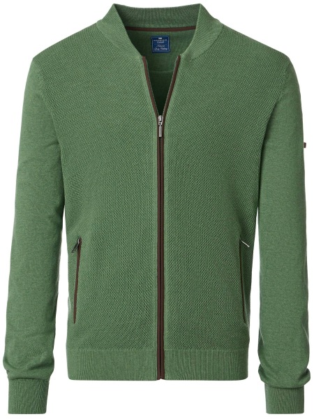 Redmond Strickjacke / Cardigan - Struktur - grün - 627 634 