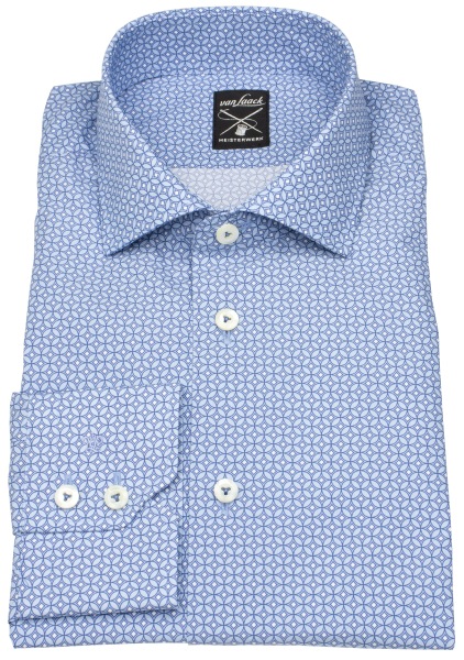 van Laack Hemd - Tailor Fit - Haikragen - Meisterwerk - hellblau / weiß