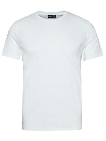 van Laack T-Shirt - Slim Fit - Rundhals - weiß - ohne OVP - 1717 180031 000 