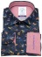 Thumbnail 1- A Fish Named Fred Hemd - Modern Fit - Print - Flugzeuge - dunkelblau - ohne OVP