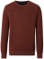 Thumbnail 1- Casa Moda Pullover - Rundhals Ausschnitt - Struktur - orange-rot