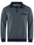 Thumbnail 1- Hajo Sweatshirt - Regular Fit - Troyerkragen mit Reissverschluss - dunkelblau