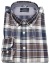 Thumbnail 1- MAERZ Muenchen Hemd - Modern Fit - Button Down Kragen - Oxford - kariert - braun / blau - ohne OVP
