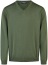 Thumbnail 1- MAERZ Muenchen Pullover - Classic Fit - V-Ausschnitt - Merinowolle - grün