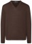 Thumbnail 1- MAERZ Muenchen Pullover - Comfort Fit - V-Ausschnitt - Merinowolle - braun
