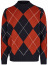Thumbnail 1- MAERZ Muenchen Pullover - Regular Fit - Schurwolle - blau / rot