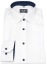 Thumbnail 1- Marvelis Hemd - Super Slim Fit - Struktur - Kontrastknöpfe - weiß - extra langer 69cm Arm