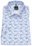 Thumbnail 1- OLYMP Kurzarmhemd - Luxor Modern Fit - Print - hellblau / dunkelblau
