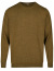Thumbnail 1- OLYMP Pullover - Merinowolle - Rundhals - braun
