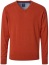 Thumbnail 1- Redmond Pullover - V-Ausschnitt - terra rot